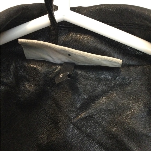 Faux Leather Motorcycle Style jacket from M Mendocino, size S - Picture 5 of 5